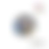 X2 cabochons chat 16mm