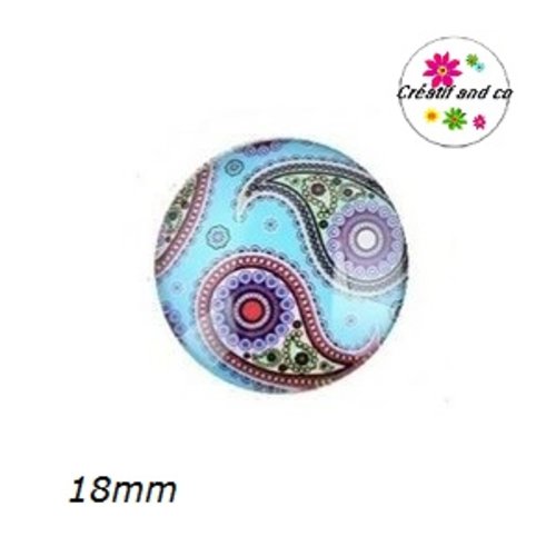 Cabochon mandala 18mm