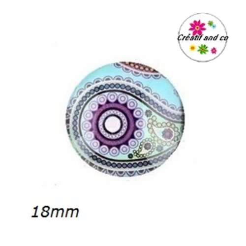 Cabochon mandala 18mm