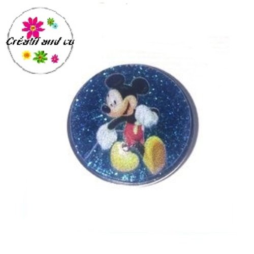 Bouton pression mickey résine