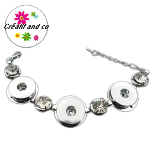 Bracelet trio de bouton pression