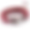 Bracelet rouge pour bouton pression