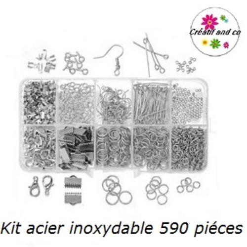 Kit apprêt acier inoxydable (590 pièces)