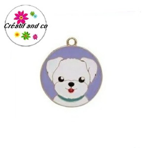 Médaillon chien 28mm