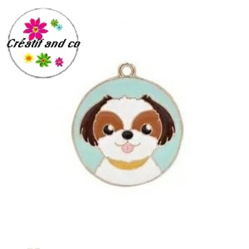 Médaillon chien 28mm