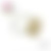 Bague bois naturelle cabochon 12mm
