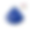 Eventail bleu émail 13mm