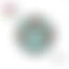 Cabochon motif géométrique  20mm