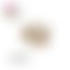 X2 cabochons feuille de ginkgo 10mm