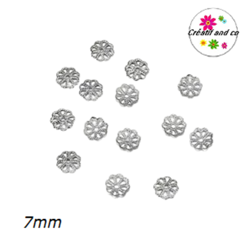 X50 calottes acier inoxydable 7mm