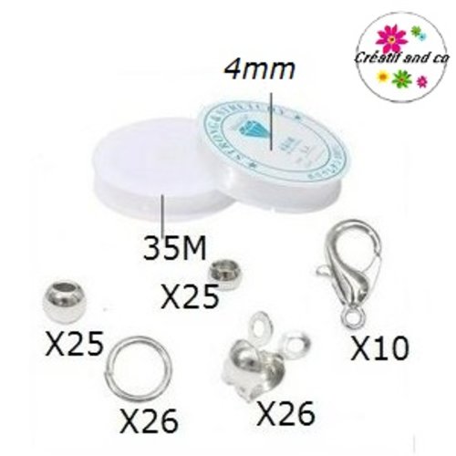 Kit fil élastique ses accessoires (113 pièces)