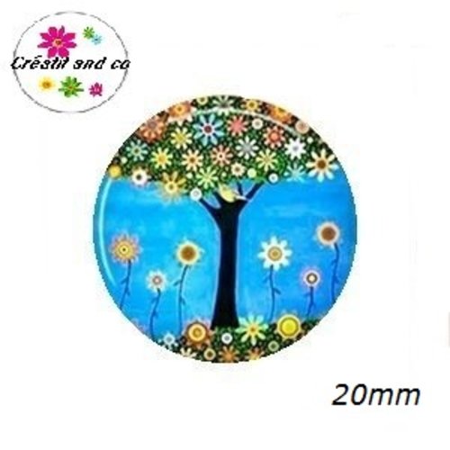 Cabochon arbre de vie 20mm