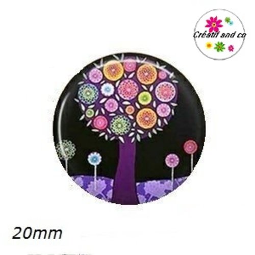 Cabochon arbre de vie 20mm
