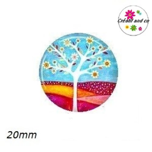 Cabochon arbre de vie 20mm