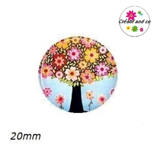Cabochon arbre de vie 20mm