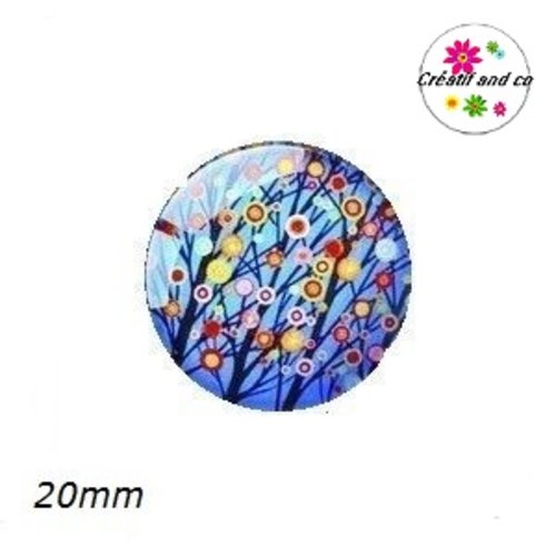Cabochon arbre de vie 20mm