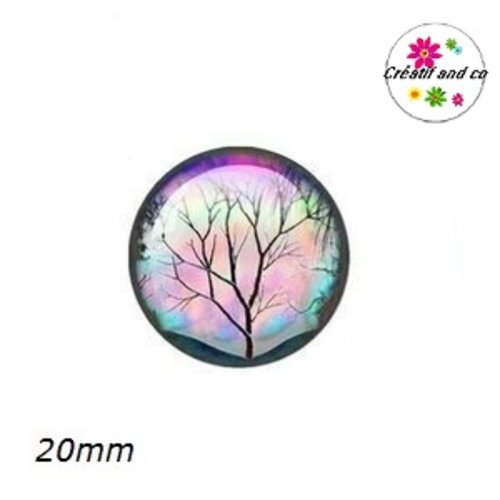 Cabochon arbre de vie 20mm