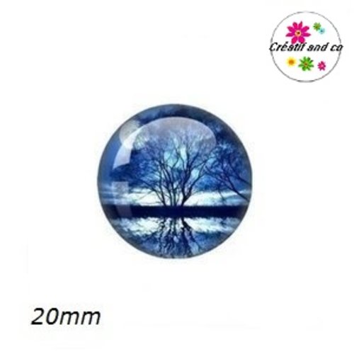Cabochon arbre de vie 20mm