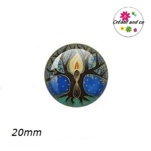 Cabochon arbre de vie 20mm