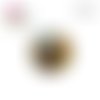 X2 cabochons chat noir 16mm