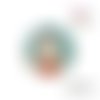 X2 cabochons poupée russe 16mm