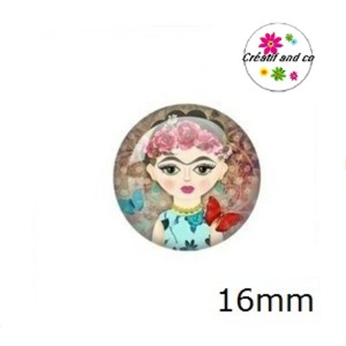 X2 cabochons poupée russe 16mm