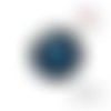 X2 cabochons ton bleu 16mm