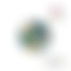 X2 cabochons motif japonais 16mm