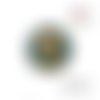 X2 cabochons fille et son dragon 16mm