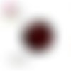 X2 cabochons fleur rouge 10mm
