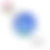 X2 cabochons pissenlit 14mm