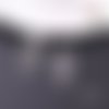 Breloque grande estampe ovale argent 40mm