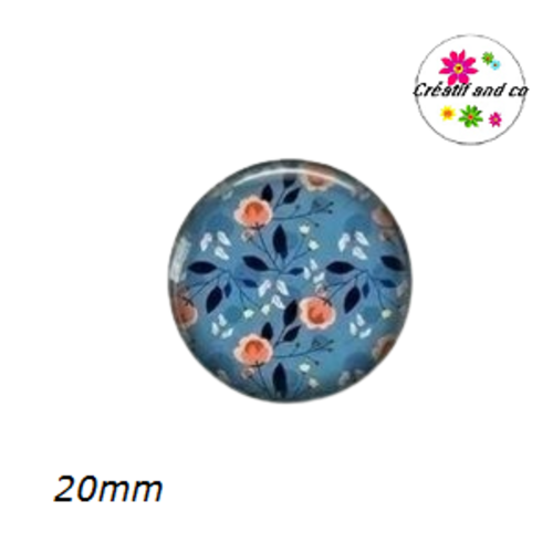 Cabochon fleur 20mm