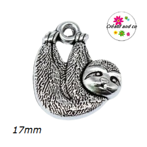 Breloque/pendentif paresseux 17mm