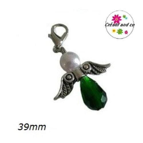 Charm's ange vert émeraude 39mm