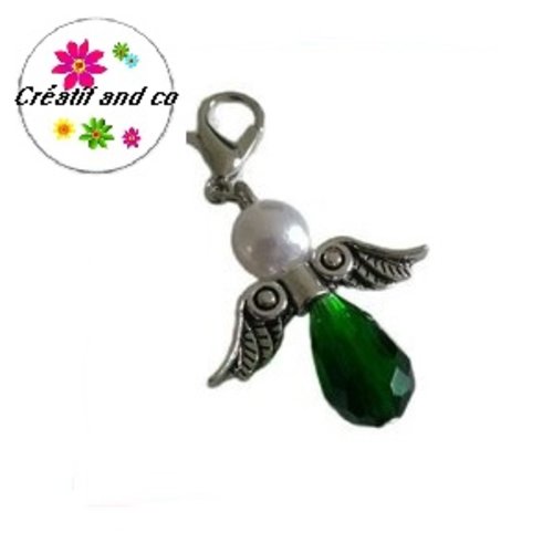 Charm's ange vert émeraude 39mm