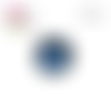 Bouton pression bleu/blanc 12mm