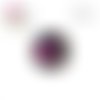 Bouton pression fleuri 12mm