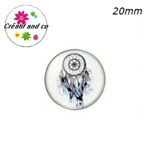 Cabochon attrape rêve 20mm