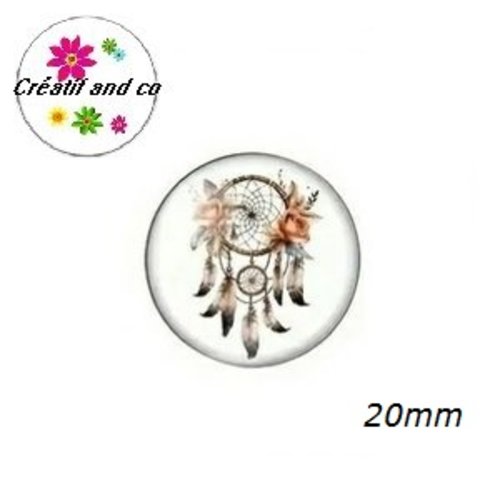 Cabochon attrape rêve 20mm