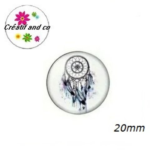 Cabochon attrape rêve 20mm