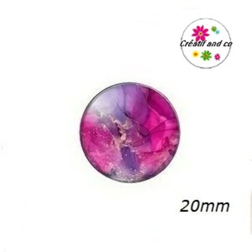 Cabochon cratère 20mm