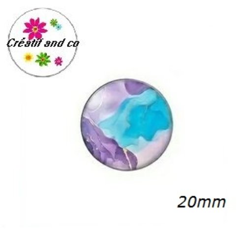 Cabochon cratère 20mm