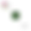 Bouton pression vert clair résine 12mm