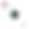 Bouton pression bleu clair résine 12mm