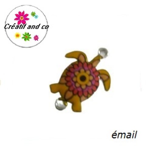 Connecteur tortue émail 25mm