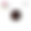Bouton pression fleur rouge 12mm