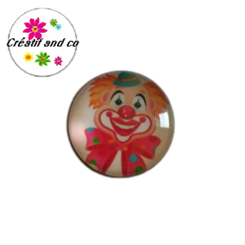 Bouton pression clown