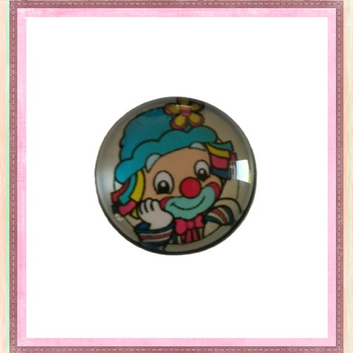 Bouton pression clown