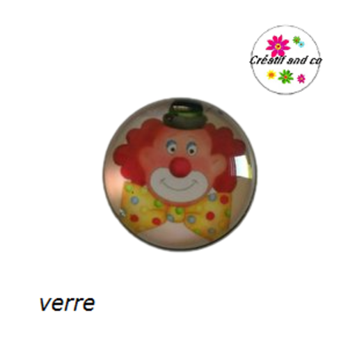 Bouton pression clown
